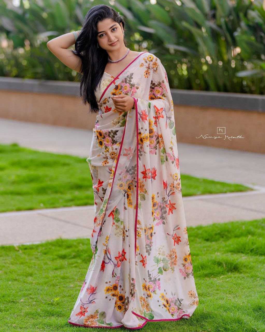 YNF GEORGETTE MYF 141 WHOLESALE SAREE MANUFACTURER